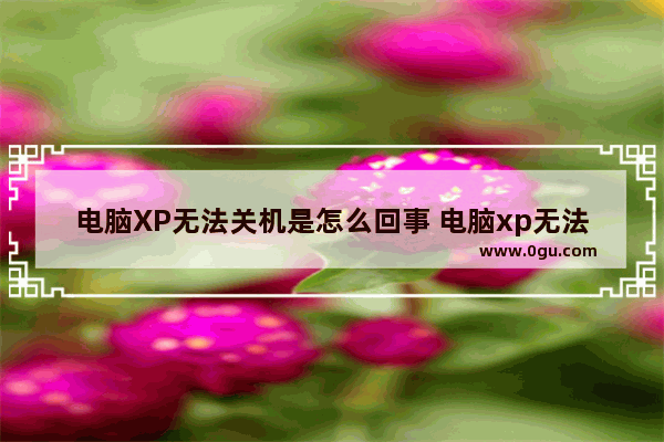 电脑XP无法关机是怎么回事 电脑xp无法关机是怎么回事儿