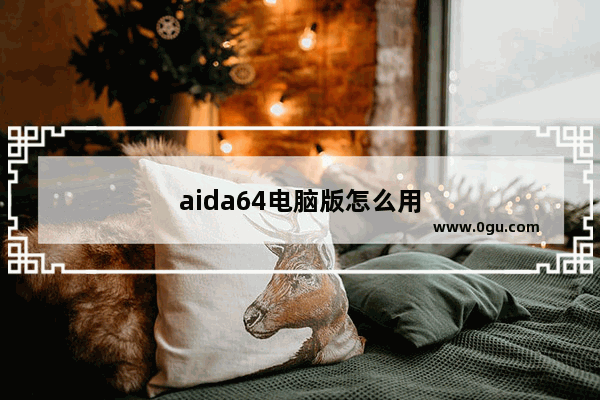 aida64电脑版怎么用