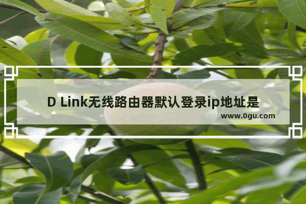 D Link无线路由器默认登录ip地址是多少(D Link无线路由器的默认登录ip地址是什么？)