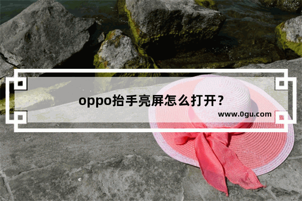 oppo抬手亮屏怎么打开？