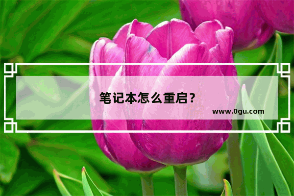 笔记本怎么重启？