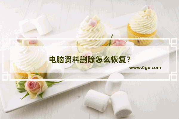 电脑资料删除怎么恢复？