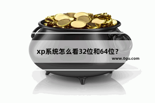 xp系统怎么看32位和64位？