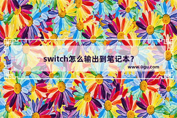 switch怎么输出到笔记本？