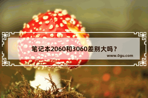 笔记本2060和3060差别大吗？