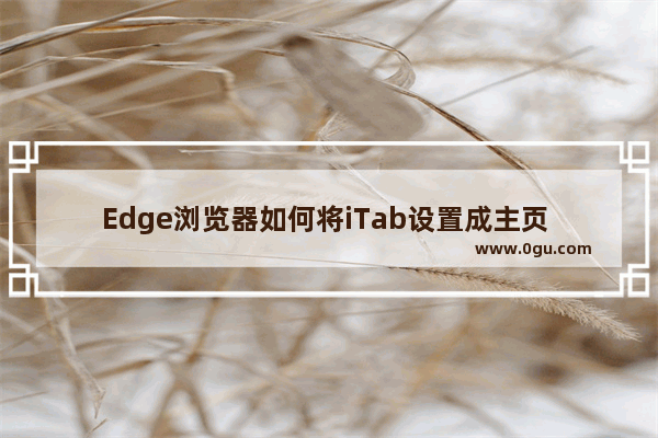 Edge浏览器如何将iTab设置成主页 Edge浏览器将iTab设置成主页的方法