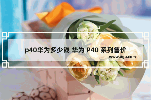 p40华为多少钱 华为 P40 系列售价详情