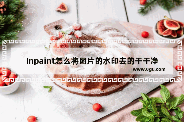 Inpaint怎么将图片的水印去的干干净净 Inpaint去水印的方法