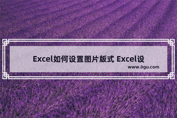 Excel如何设置图片版式 Excel设置图片版式的方法