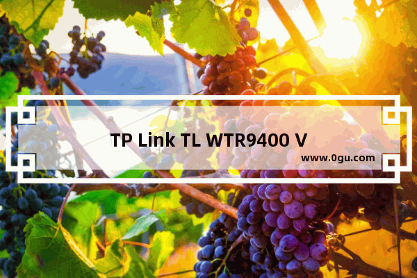 TP Link TL WTR9400 V2 无线路由器网速限制设置指南