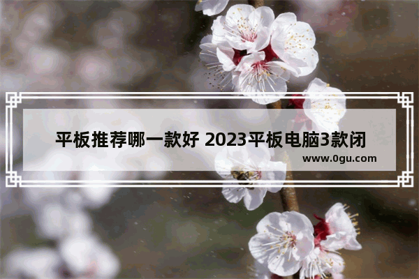 平板推荐哪一款好 2023平板电脑3款闭眼入