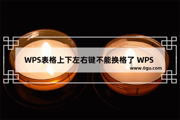 WPS表格上下左右键不能换格了 WPS Excel解决上下左右方向键不能移动换格的方法教程