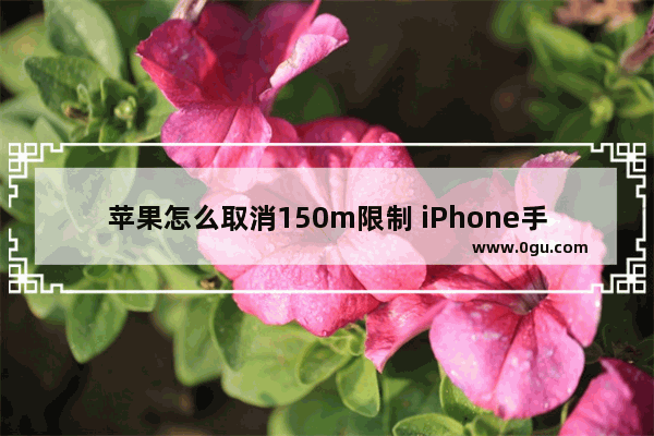 苹果怎么取消150m限制 iPhone手机取消流量限制的方法