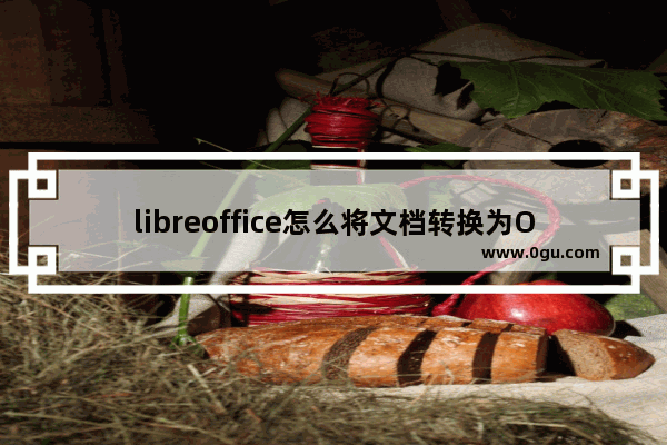 libreoffice怎么将文档转换为ODF文档 libreoffice将文档转换为ODF文档的方法