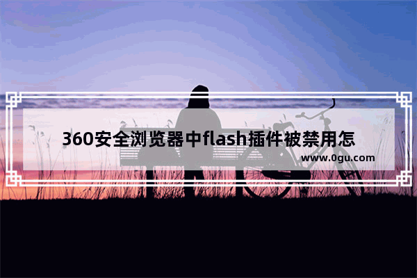 360安全浏览器中flash插件被禁用怎么办 360安全浏览器中flash插件被禁用的解决方法