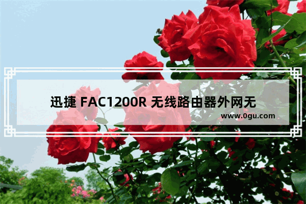 迅捷 FAC1200R 无线路由器外网无法访问映射后的服务器