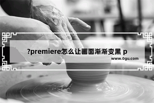 ?premiere怎么让画面渐渐变黑 pr设置视频结尾部分慢慢变黑直至彻底看不到的方法教程