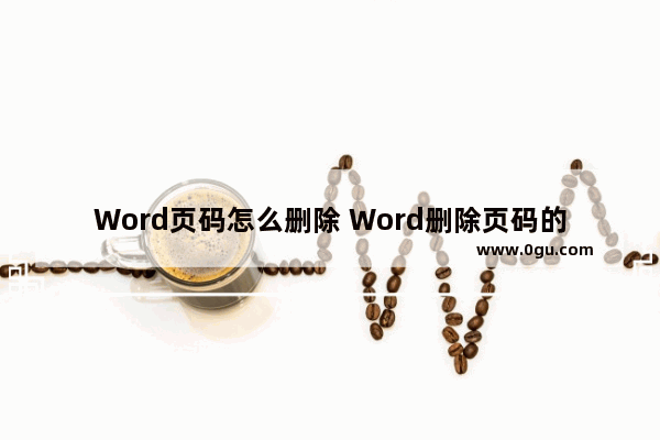 Word页码怎么删除 Word删除页码的方法