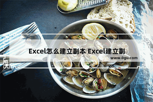 Excel怎么建立副本 Excel建立副本的方法