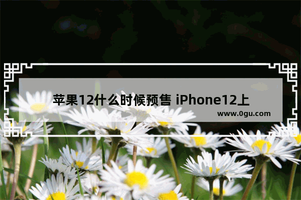 苹果12什么时候预售 iPhone12上市时间