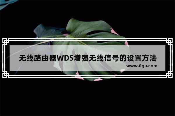 无线路由器WDS增强无线信号的设置方法