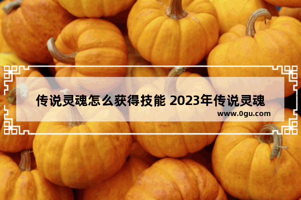 传说灵魂怎么获得技能 2023年传说灵魂快速获得方法