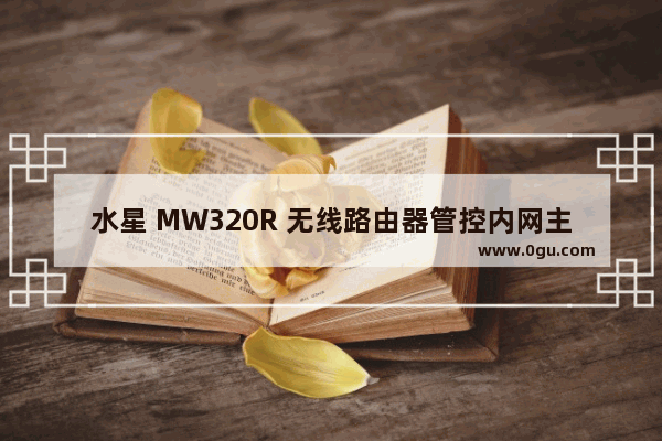 水星 MW320R 无线路由器管控内网主机上网权限指南