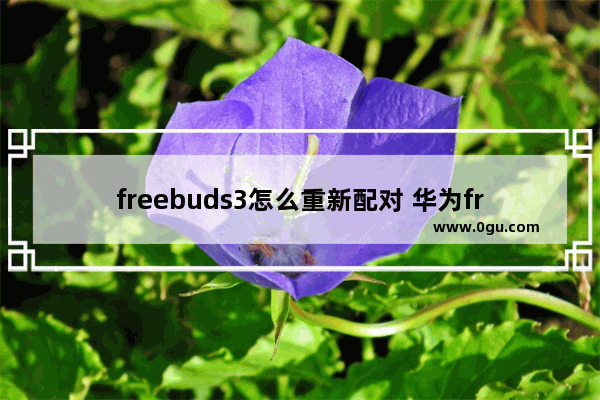 freebuds3怎么重新配对 华为freebuds3配对苹果手机的步骤