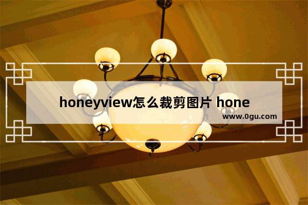 honeyview怎么裁剪图片 honeyview裁剪图片的方法