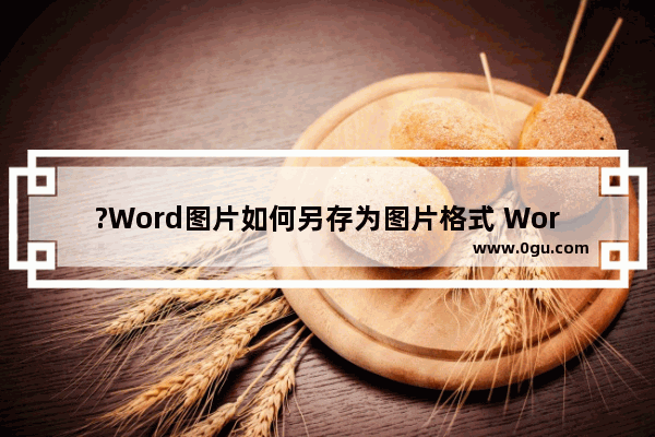 ?Word图片如何另存为图片格式 Word文档中的图片另存为jpg图片格式的方法教程