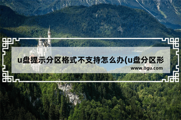 u盘提示分区格式不支持怎么办(u盘分区形式不适用怎样办)