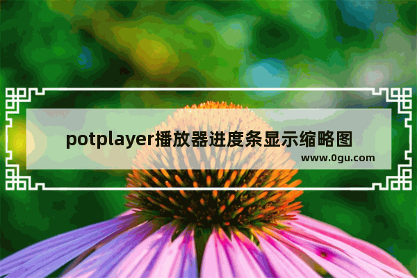 potplayer播放器进度条显示缩略图怎么设置 potplayer播放器进度条显示缩略图的设置方法