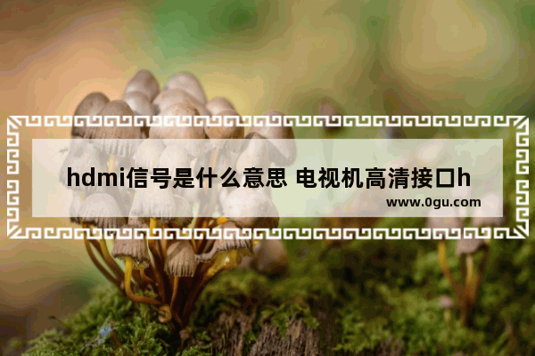 hdmi信号是什么意思 电视机高清接口hdmi的解释