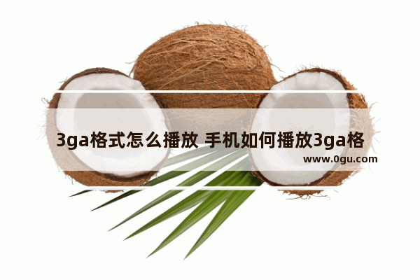 3ga格式怎么播放 手机如何播放3ga格式