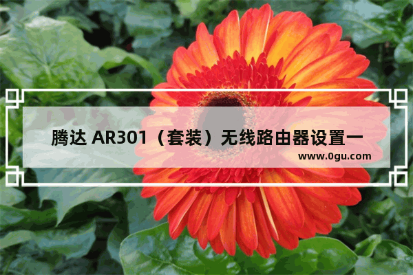 腾达 AR301（套装）无线路由器设置一键桥接教程