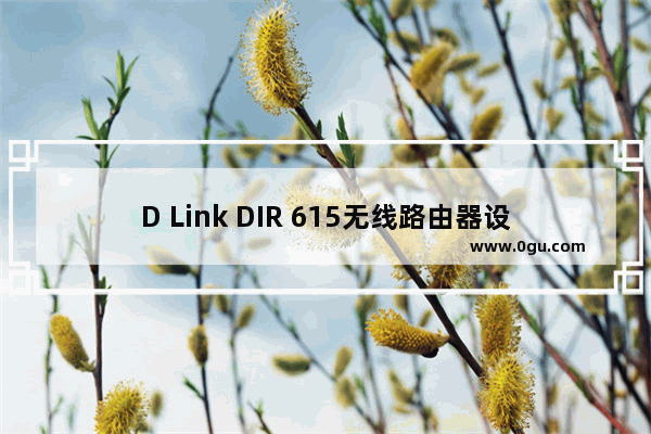 D Link DIR 615无线路由器设置上网