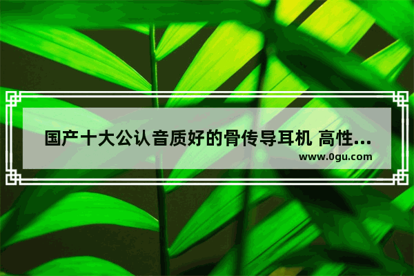 国产十大公认音质好的骨传导耳机 高性价比音质最好的蓝牙耳机