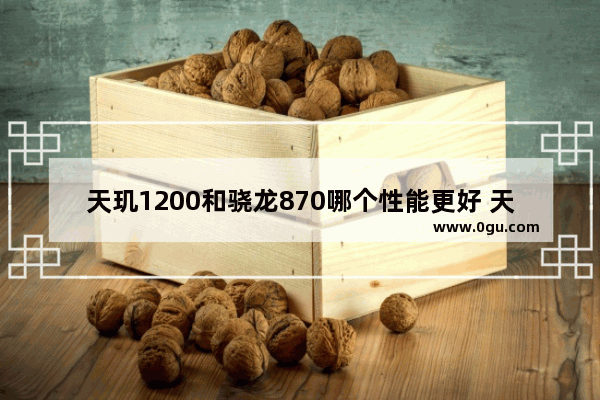 天玑1200和骁龙870哪个性能更好 天玑1200与骁龙870性能对比