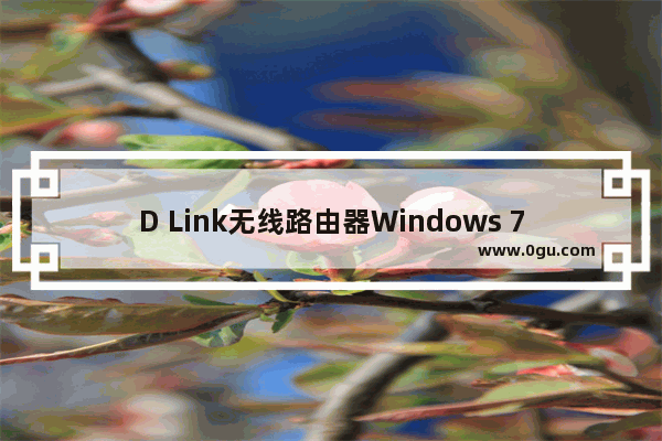 D Link无线路由器Windows 7系统设置上网