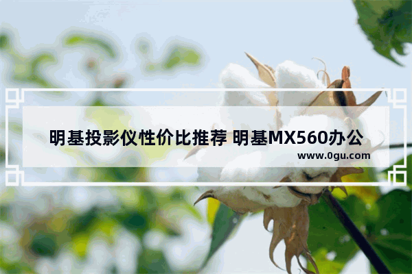 明基投影仪性价比推荐 明基MX560办公投影仪详解