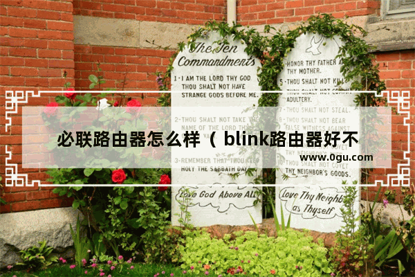 必联路由器怎么样（ blink路由器好不好）