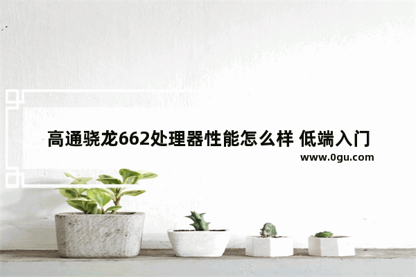 高通骁龙662处理器性能怎么样 低端入门级的完全能满足日常所需