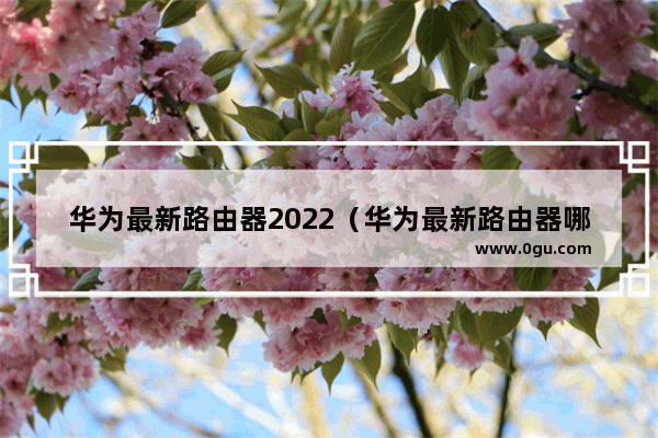 华为最新路由器2022（华为最新路由器哪款好）