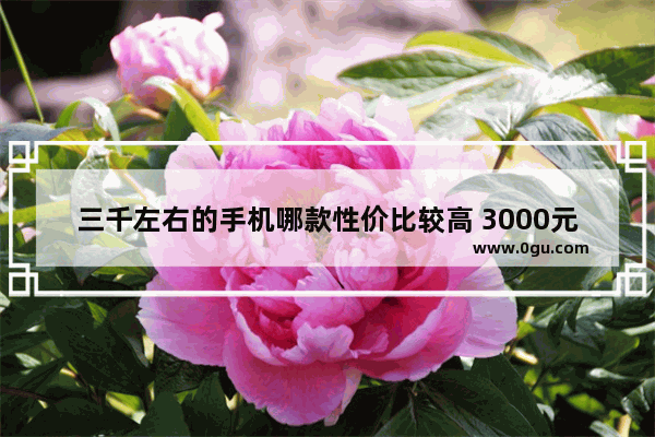 三千左右的手机哪款性价比较高 3000元价位段手机推荐