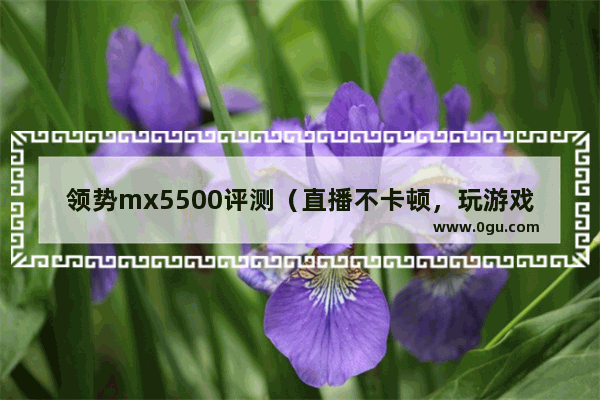 领势mx5500评测（直播不卡顿，玩游戏低时延的路由器）