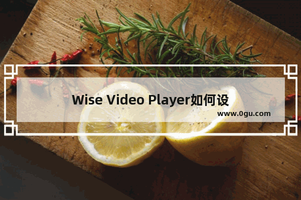 Wise Video Player如何设置最小化时暂停播放? Wise Video Player设置最小化时暂停播放的方法