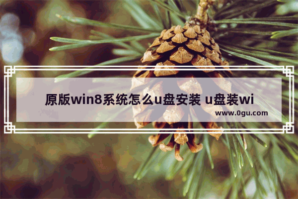 原版win8系统怎么u盘安装 u盘装win8系统教程图解