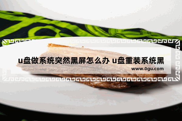 u盘做系统突然黑屏怎么办 u盘重装系统黑屏怎么办