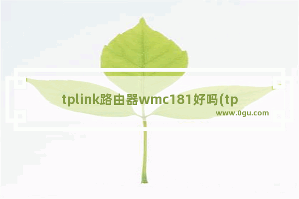 tplink路由器wmc181好吗(tplinkwtc181路由器)