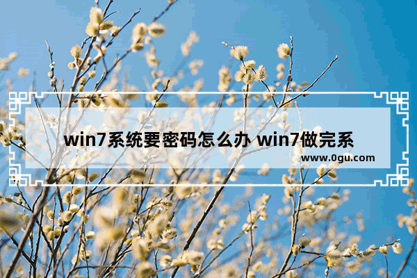 win7系统要密码怎么办 win7做完系统有密码